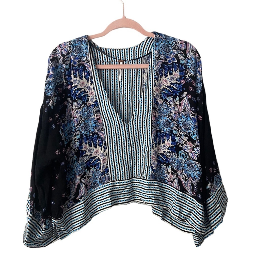 Free People Mix N Match Blouse Size XS EUC q0696